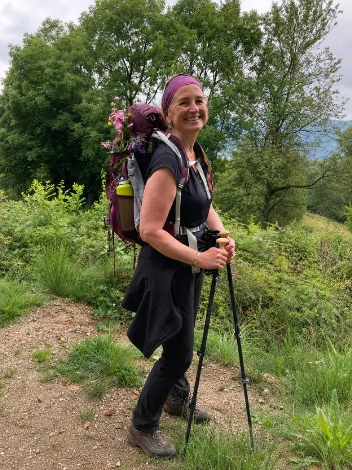 Frédérique Cuesta dans la nature